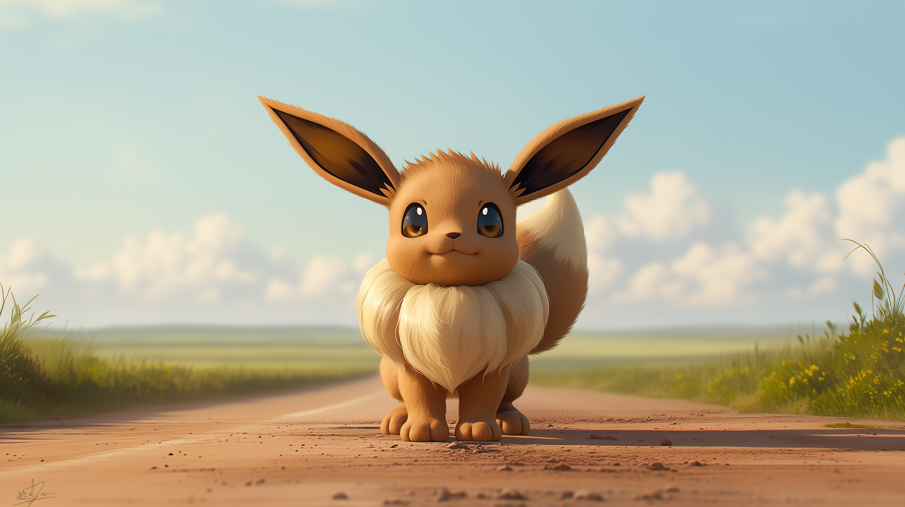 fond d'écran Eevee gratuit pour pc téléchargement sans filigrane