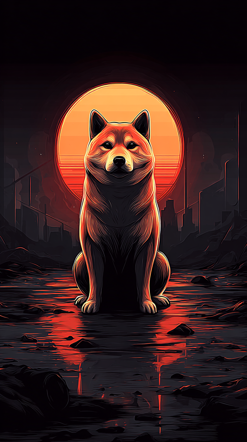 fond d'écran Shiba inu gratuit android gratuit