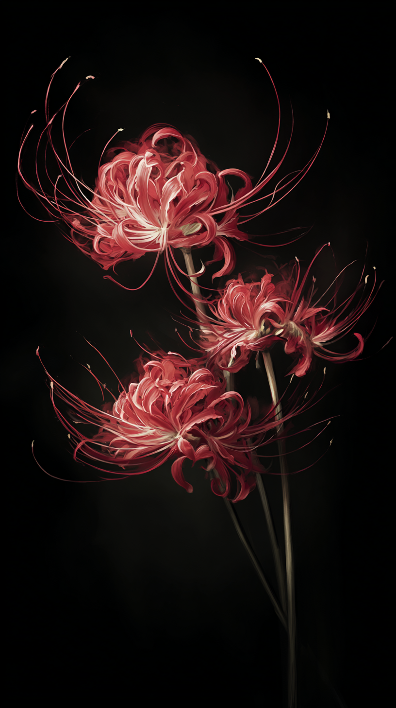 fond d'écran Lycoris radiata iphone 11 télécharger gratuit