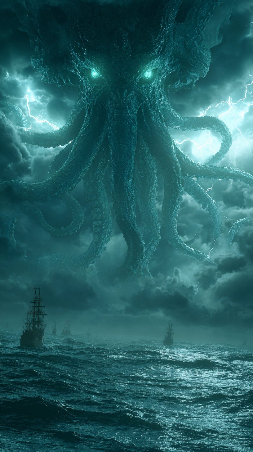 fond d'écran Cthulhu pour téléphone télécharger gratuit