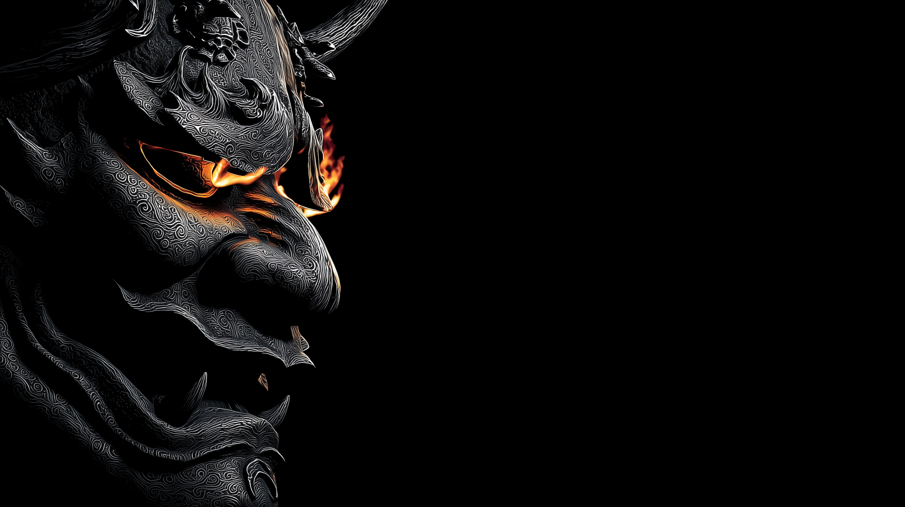 fond d'écran Masque japonais pc hp téléchargement gratuit