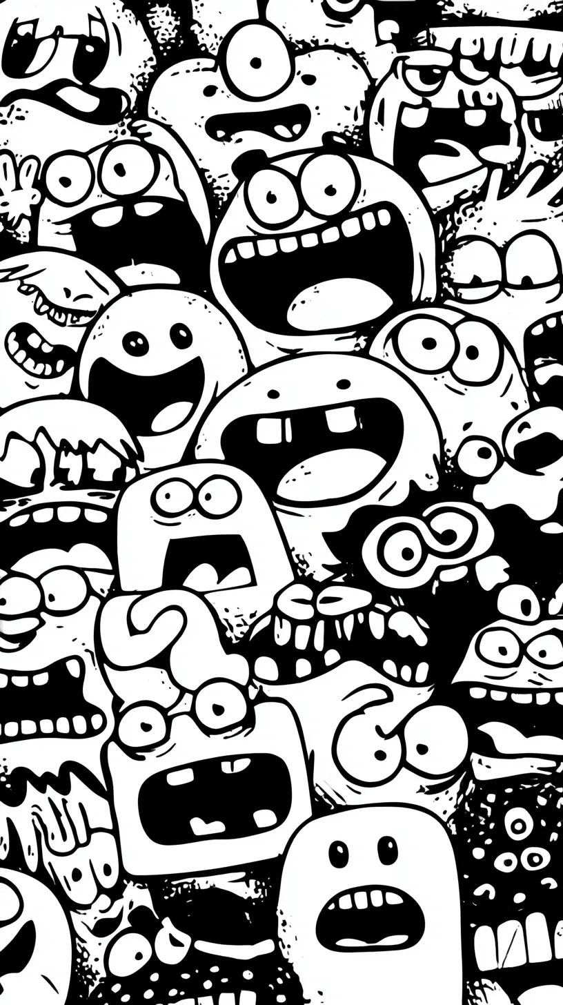 fond d'écran Noir et Blanc updated iphone 17 gratuit