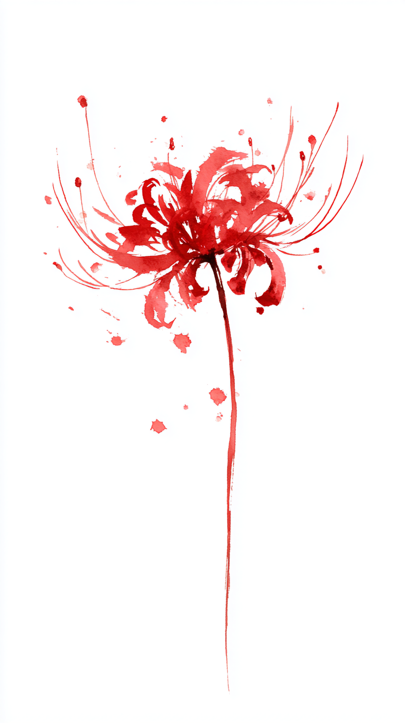 fond d'écran Lycoris radiata iphone 11 gratuit