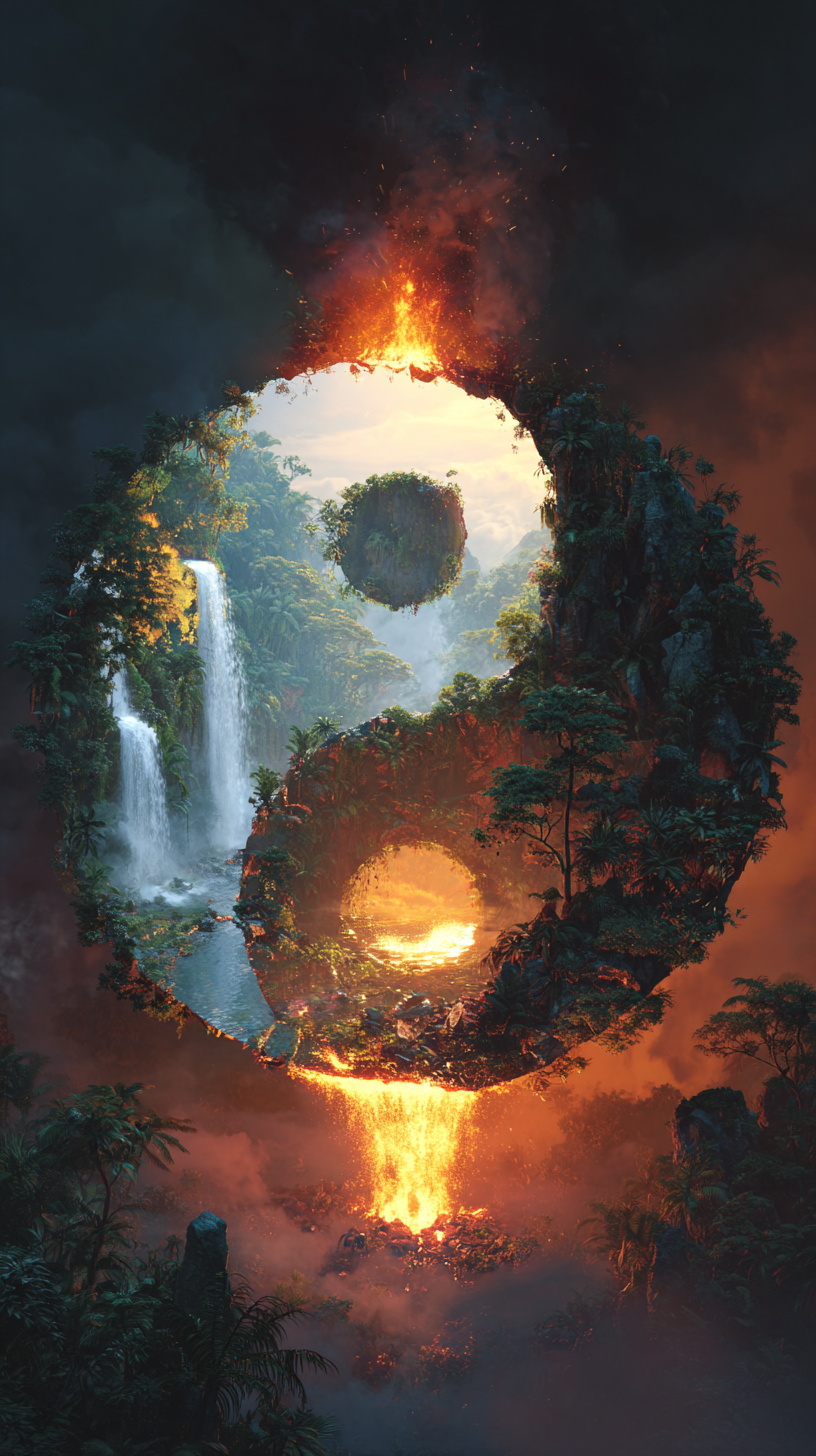 fond d'écran Yin et yang iphone 16e gratuit