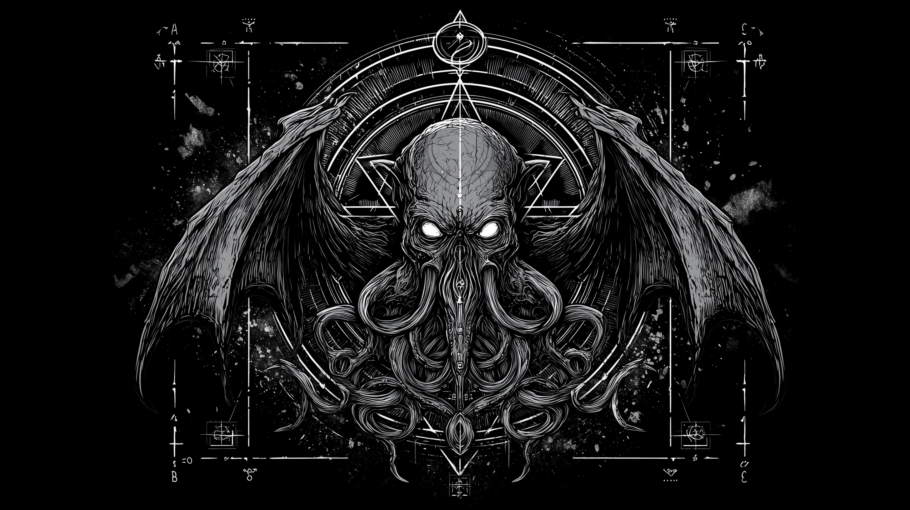 fond d'écran Cthulhu pc windows 11 téléchargement gratuit