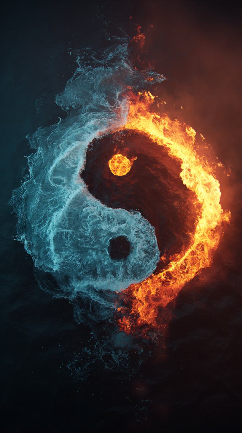 fond d'écran Yin et yang téléphone gratuit télécharger gratuit