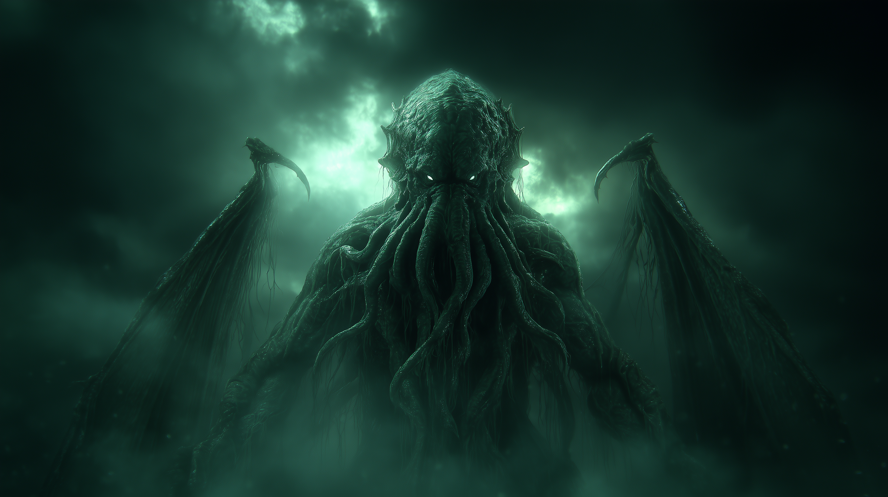 fond d'écran Cthulhu pc 2560x1440 téléchargement gratuit