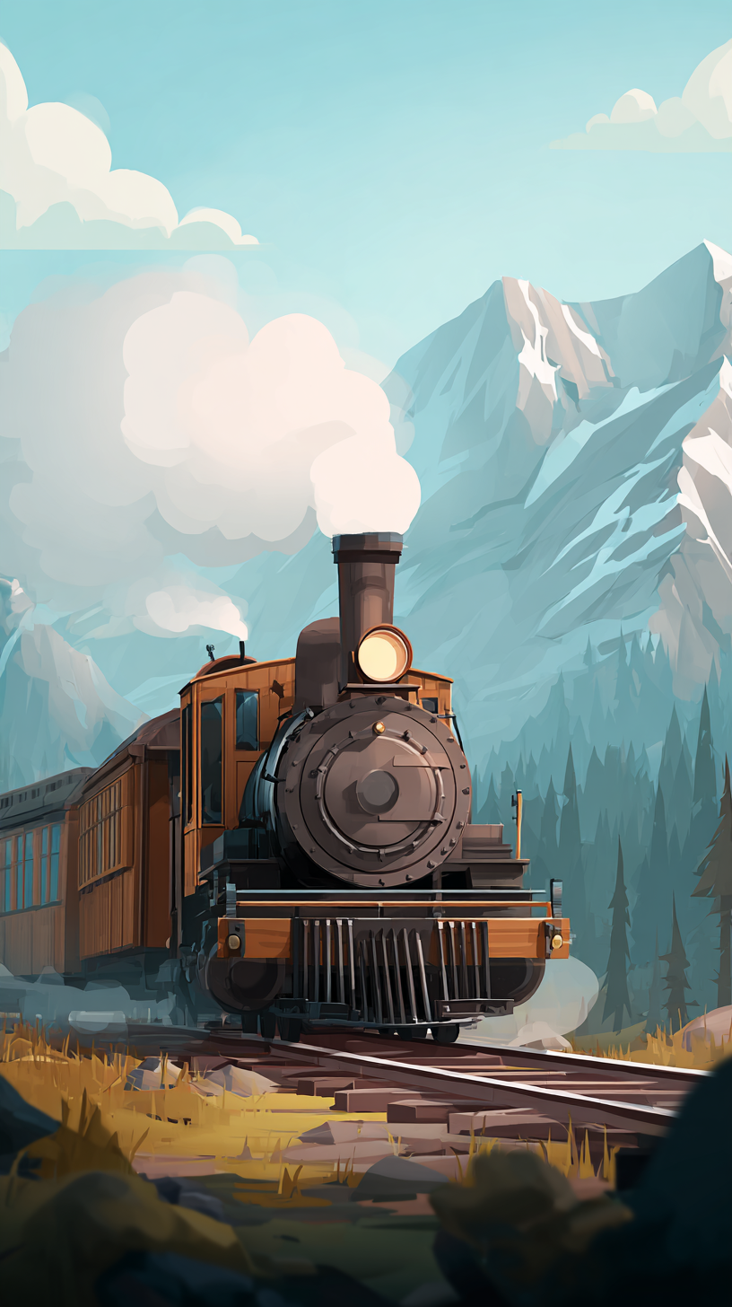 fond d'écran Train iphone 7 télécharger gratuit