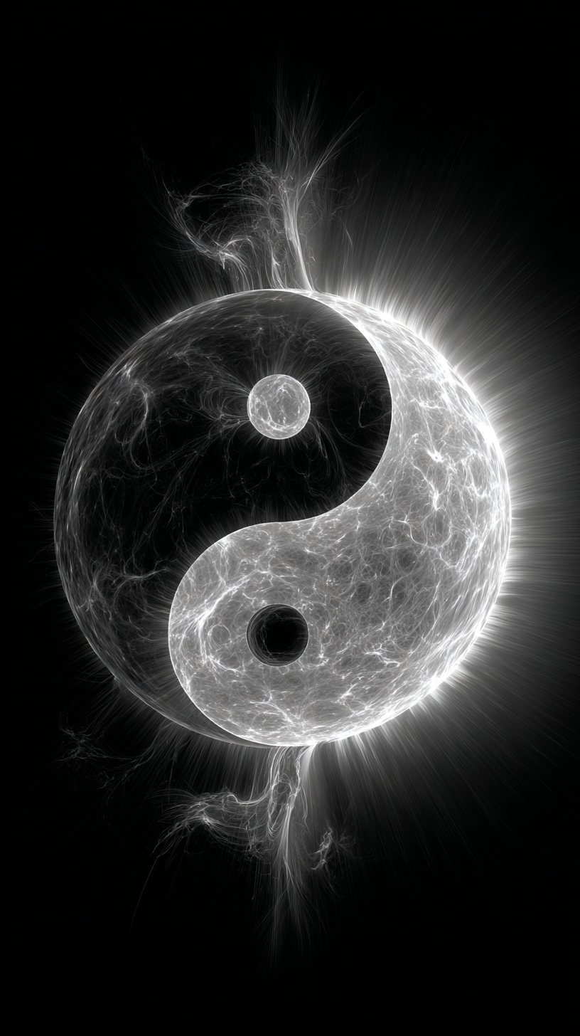 fond d'écran Yin et yang gratuit pour téléphone portable samsung télécharger gratuit