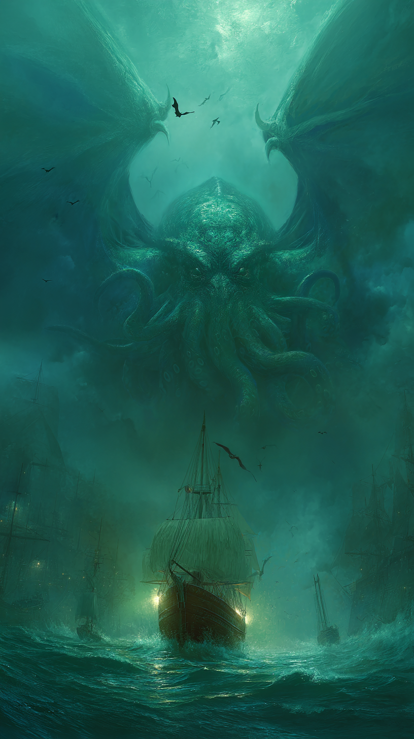 fond d'écran Cthulhu pour téléphone gratuit