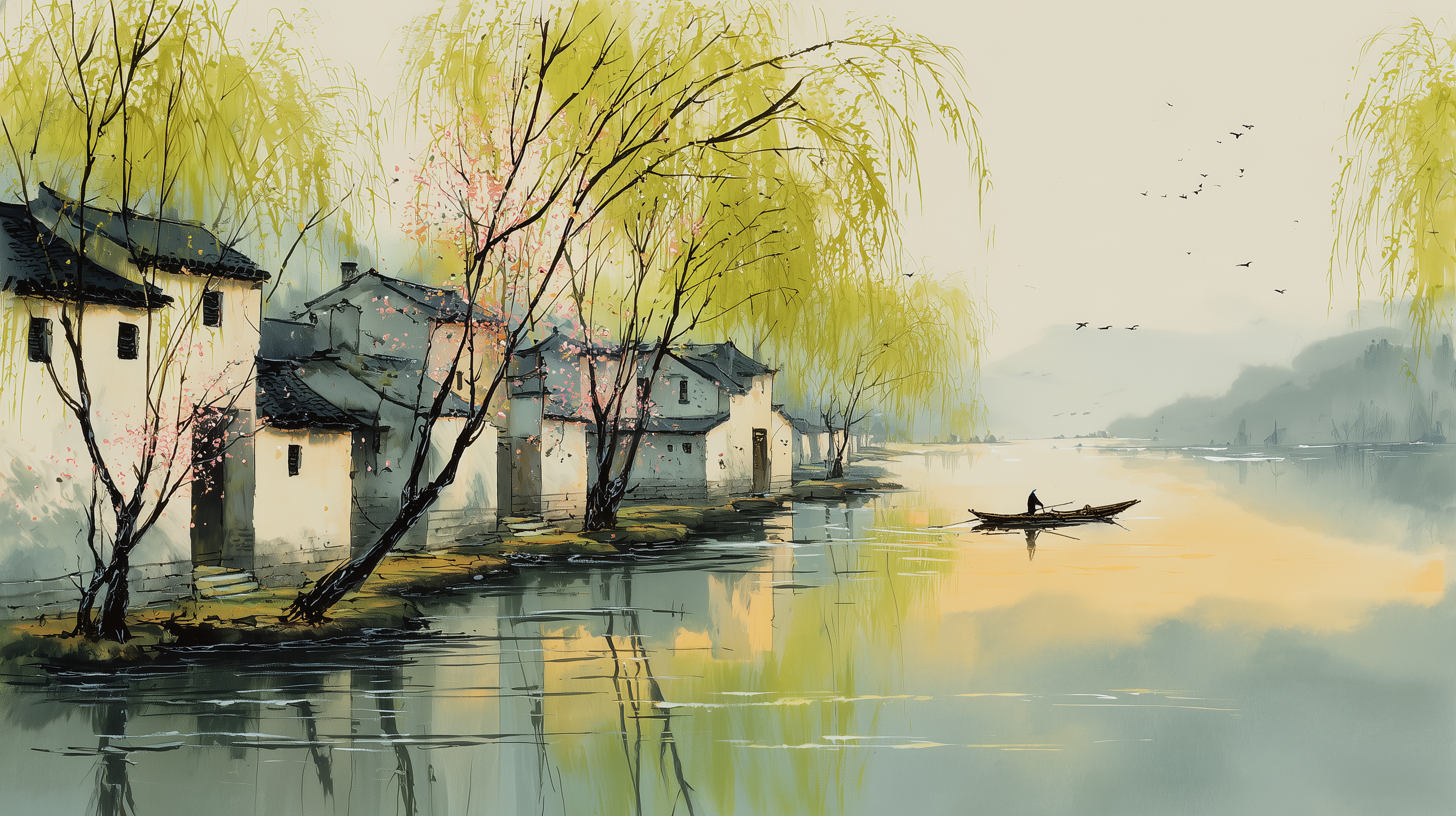 fond d'écran Saule 3840x2160 hd téléchargement gratuit