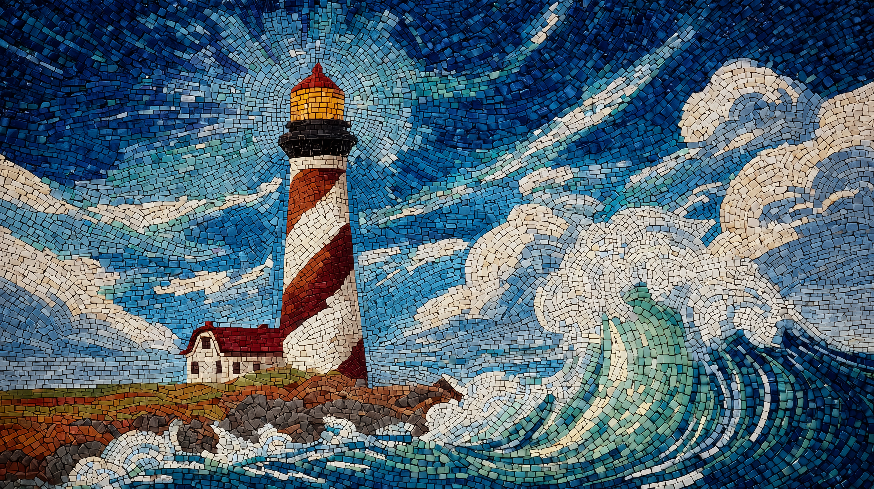 fond d'écran Mosaïque 8k téléchargement gratuit