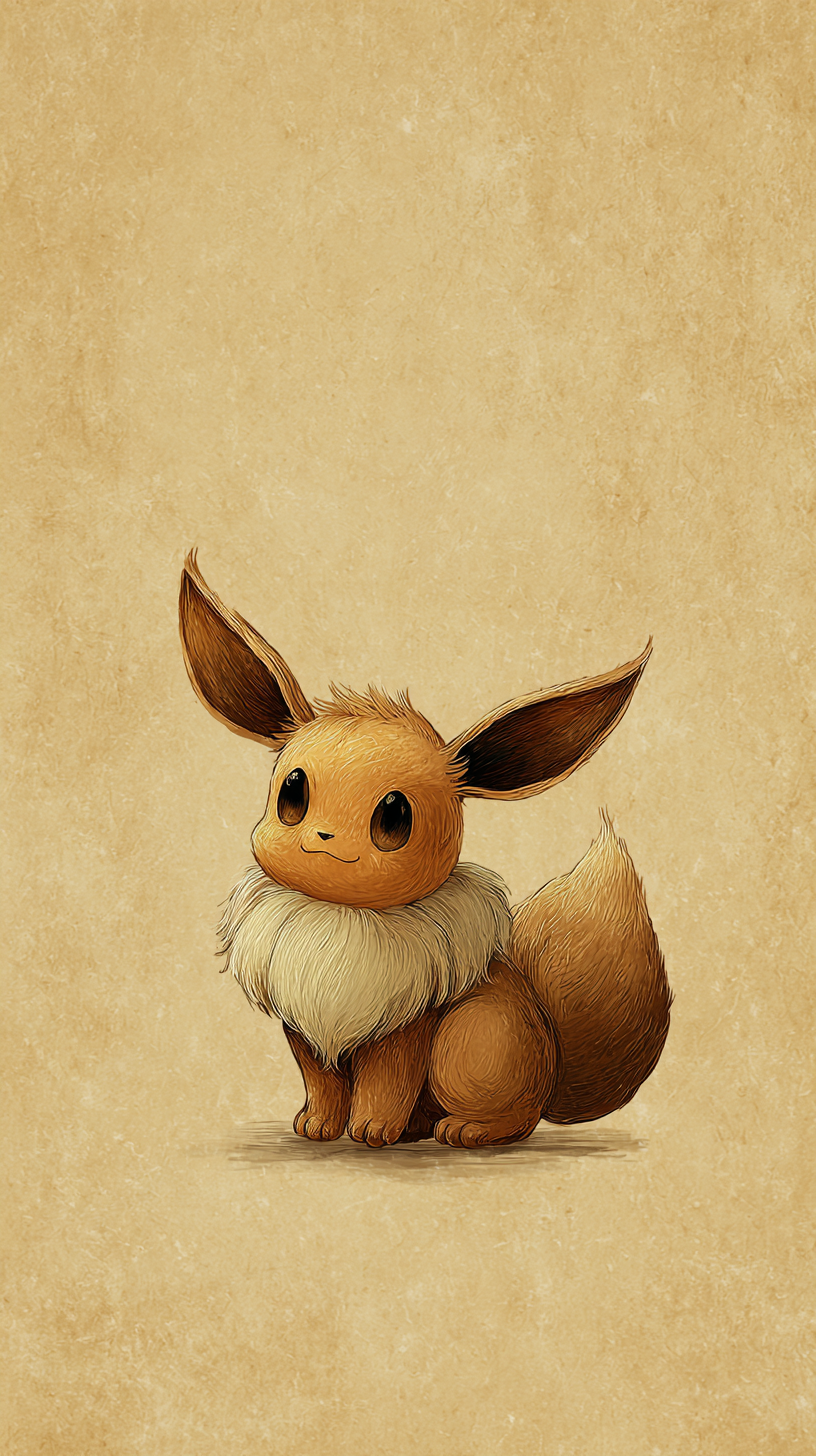 fond d'écran Eevee iphone 16 télécharger gratuit