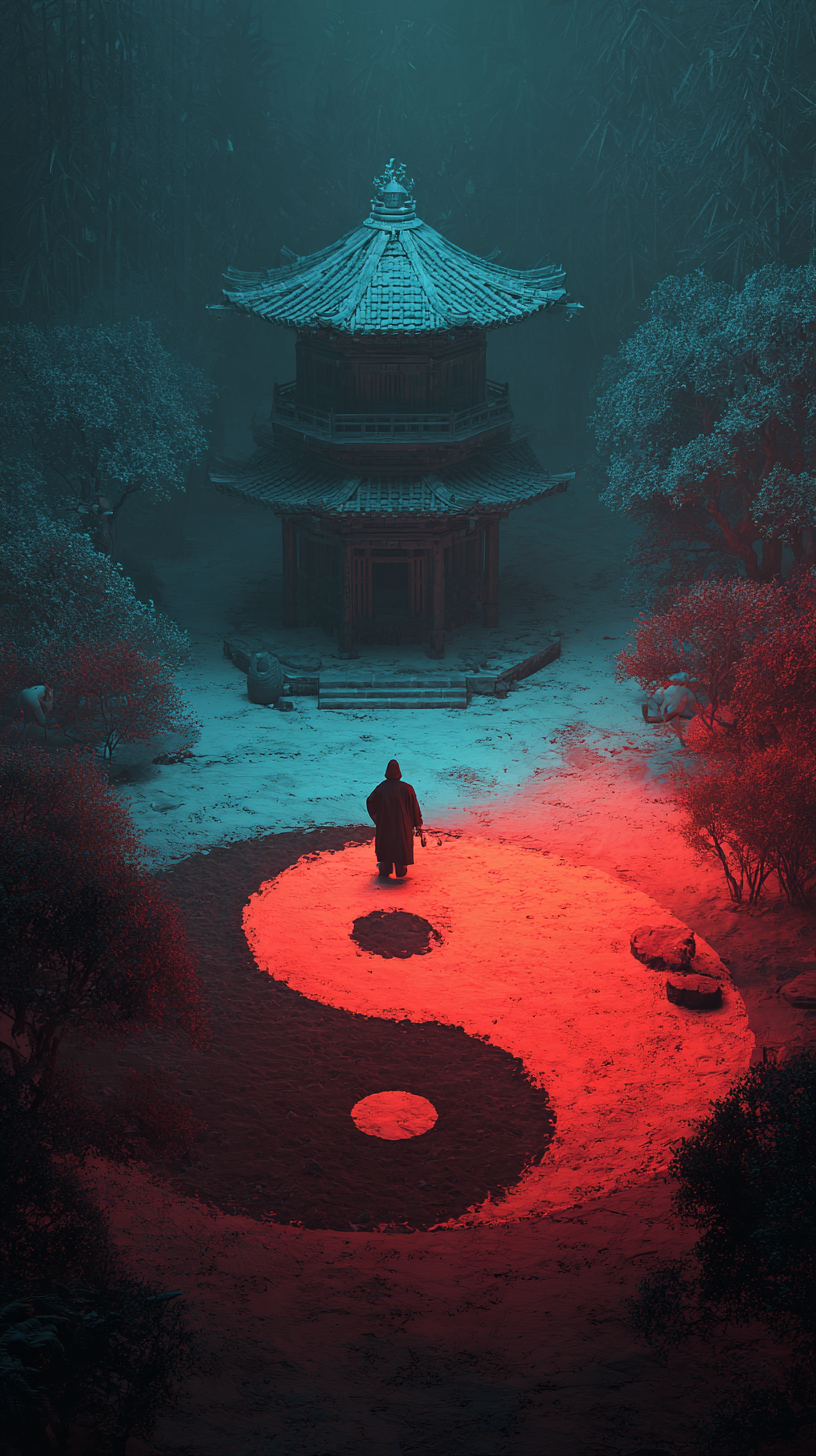 fond d'écran Yin et yang iphone xr télécharger gratuit