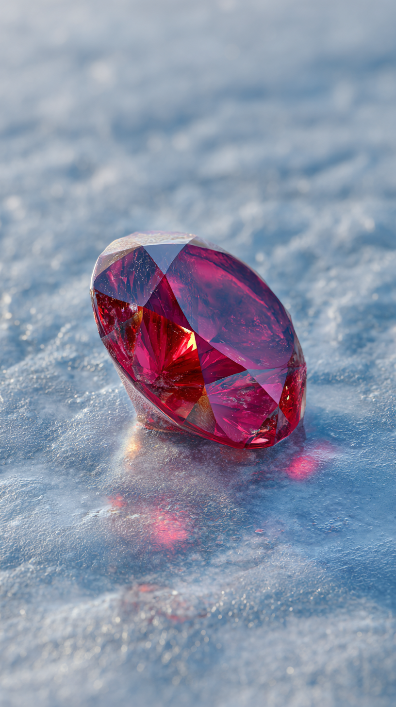 fond d'écran Rubis iphone 16 pro gratuit