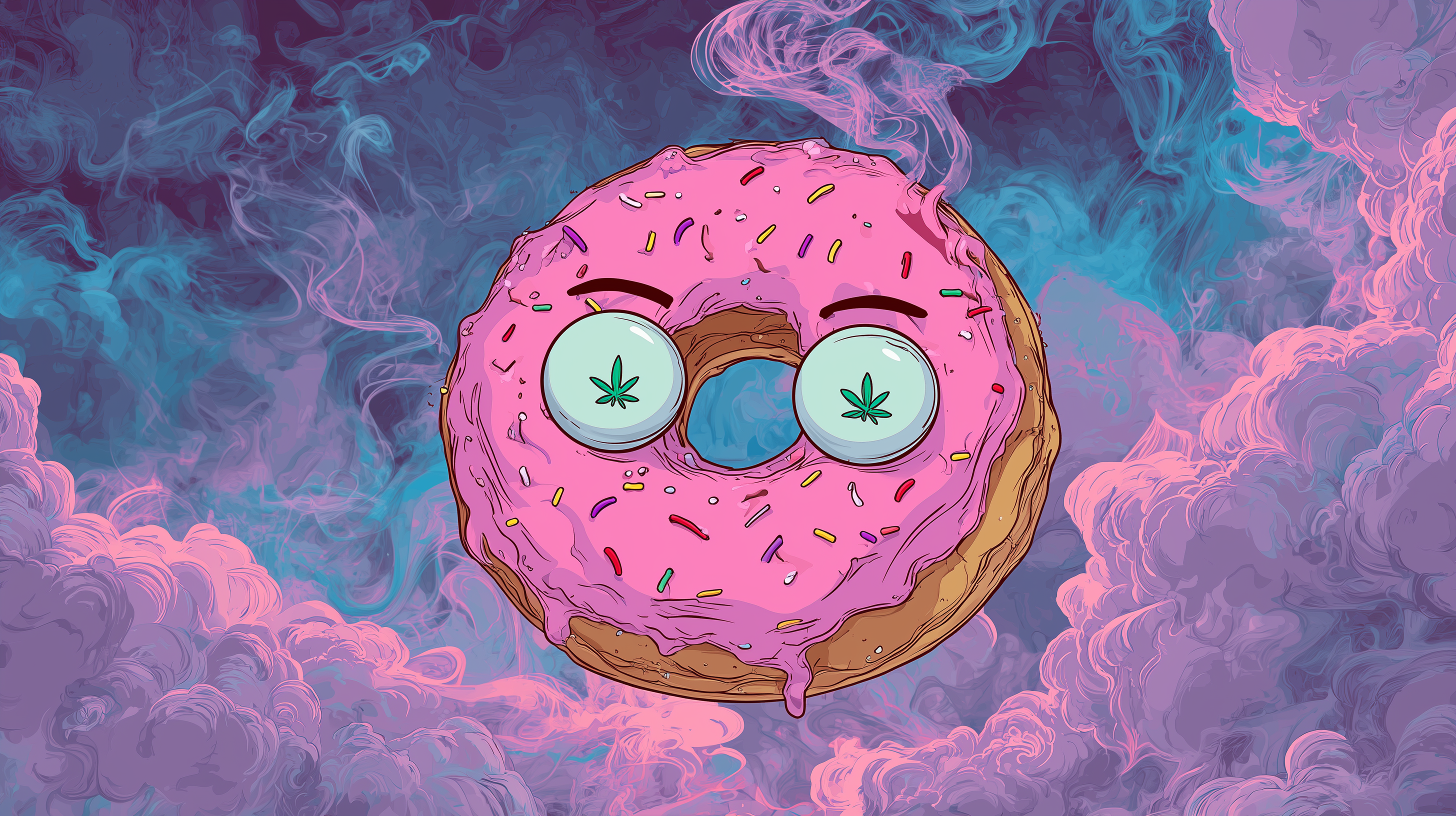 fond d'écran Donut ultrawide 3440x1440 téléchargement gratuit