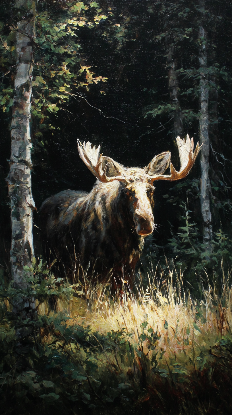 fond d'écran Alces alces xiaomi gratuit télécharger haute qualité