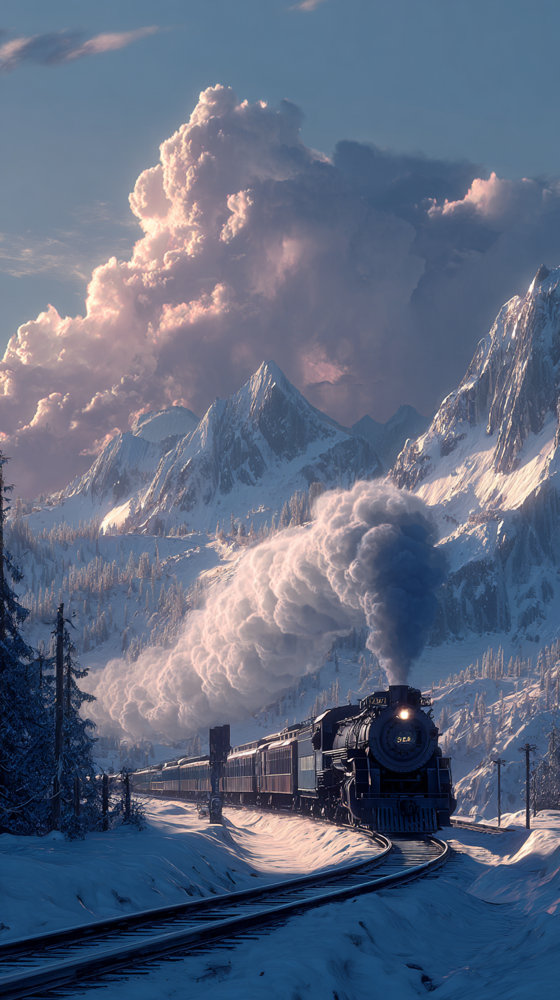 fond d'écran Train iphone original télécharger gratuit