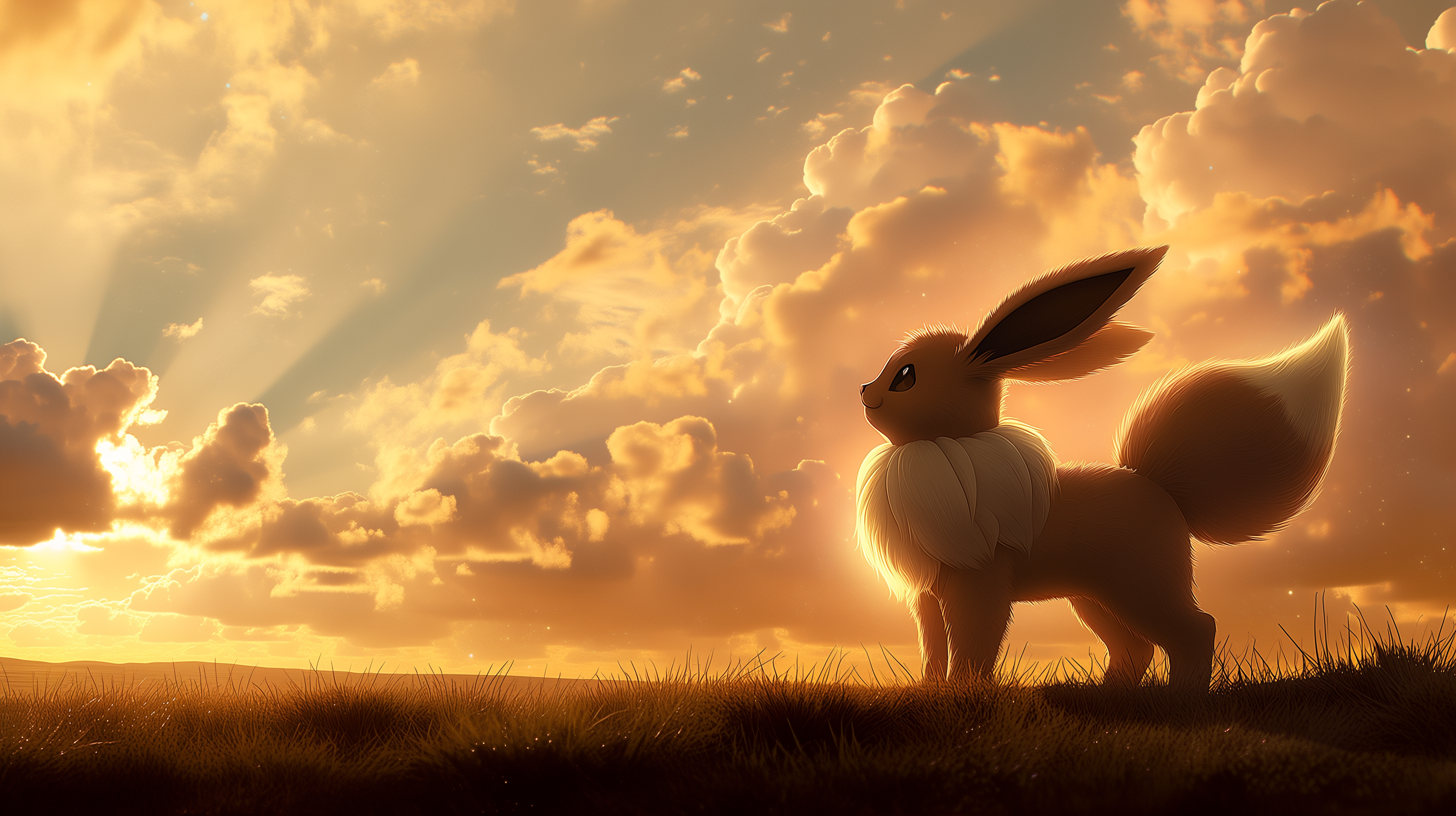 fond d'écran Eevee pc 4k téléchargement gratuit