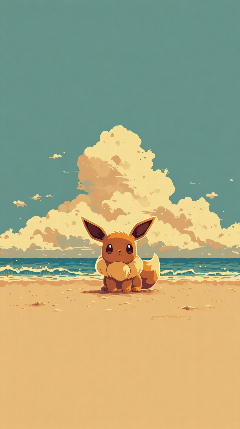 fond d'écran Eevee iphone 17 air gratuit