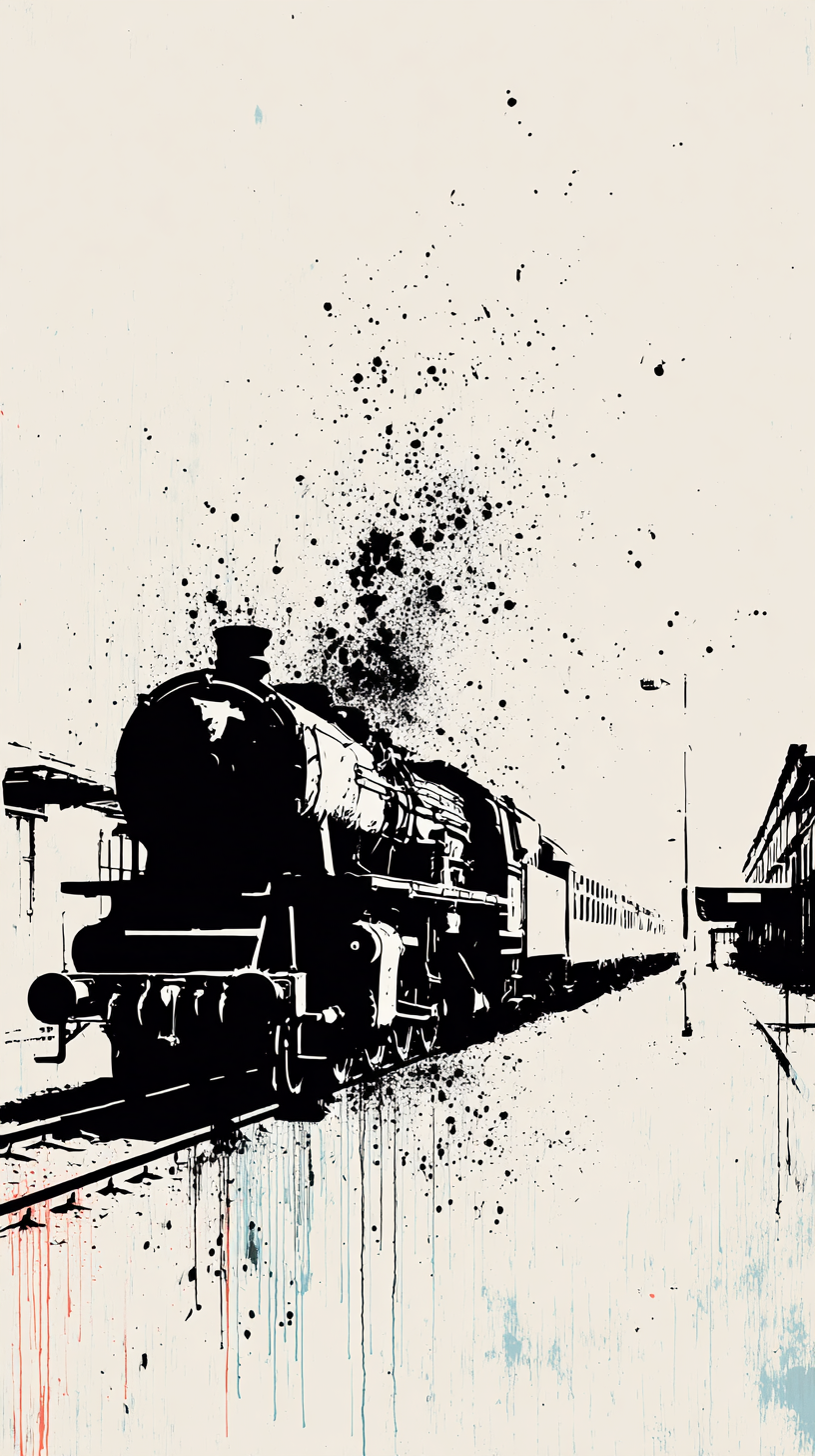 fond d'écran Train iphone 13 gratuit