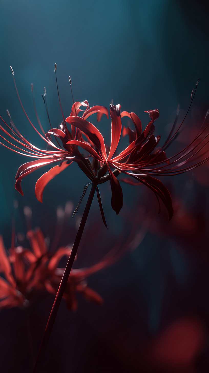 fond d'écran Lycoris radiata iphone 4k gratuit