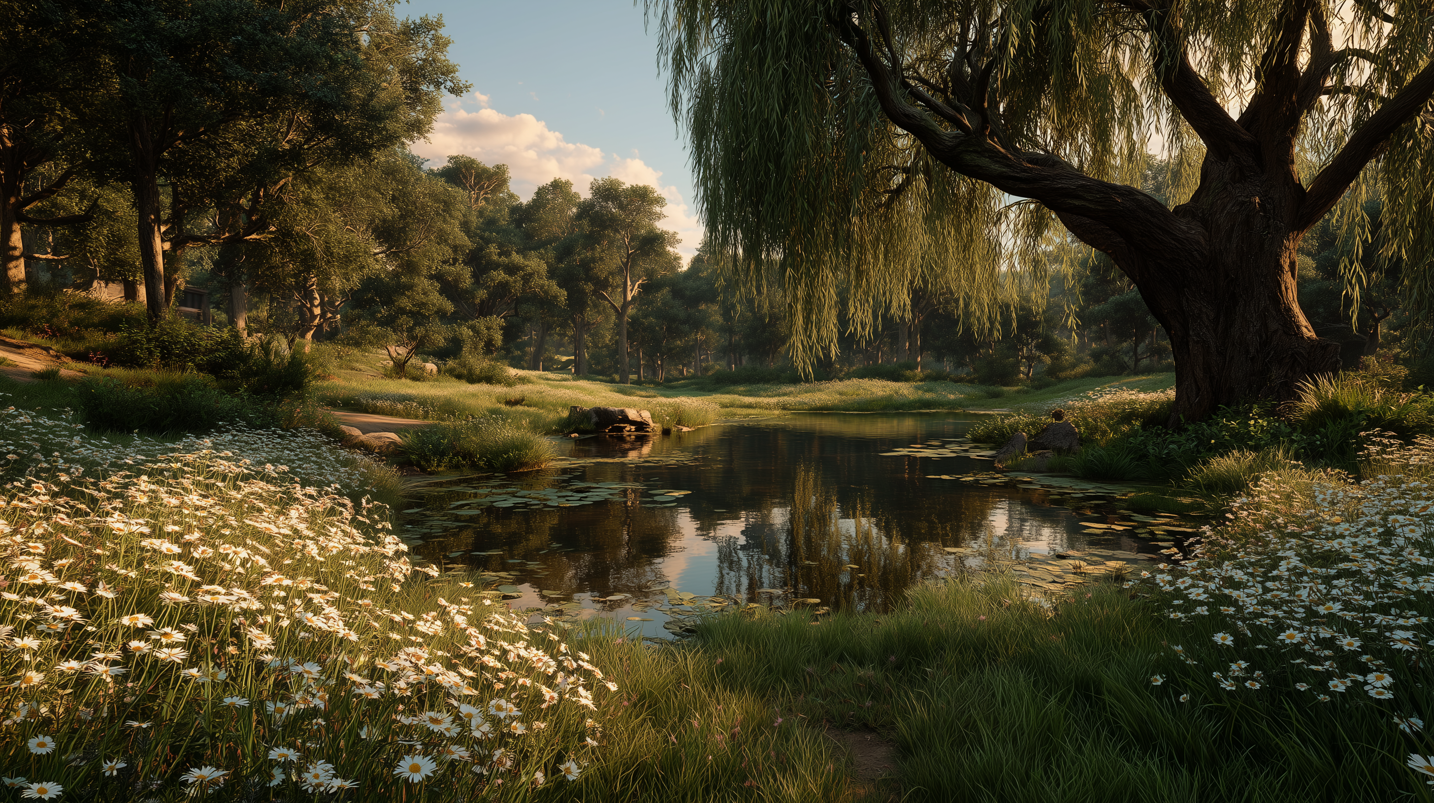 fond d'écran Saule 1920x768 téléchargement gratuit