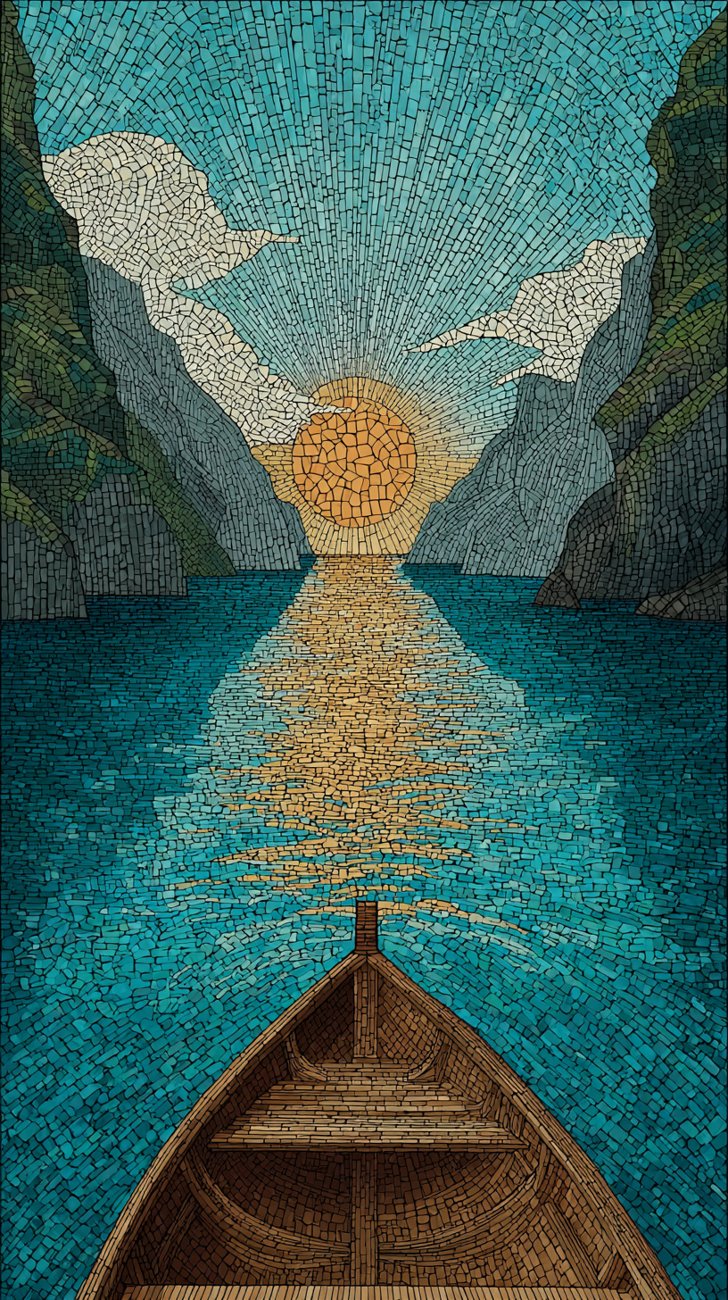 fond d'écran Mosaïque iphone 16 pro max gratuit