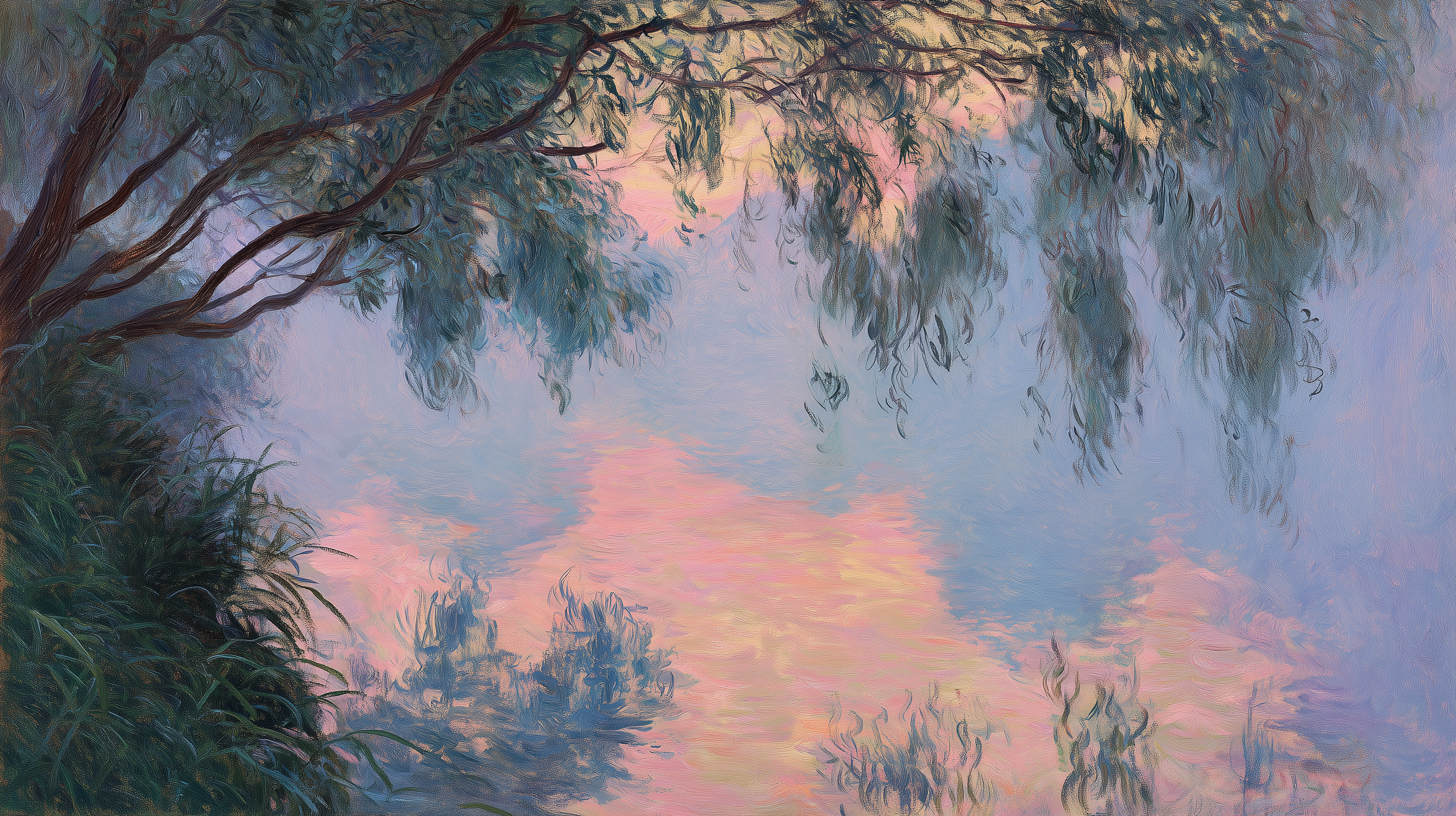 fond d'écran Claude Monet ultrawide 3440x1440 téléchargement gratuit