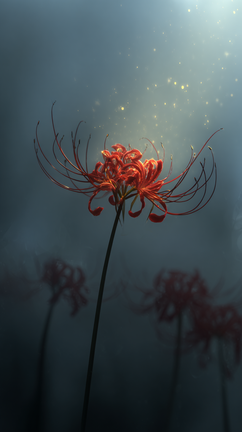 fond d'écran Lycoris radiata téléphone Xiaomi télécharger gratuit