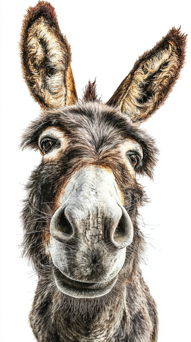 fond d'écran Âne iphone 15 pro max 4k gratuit