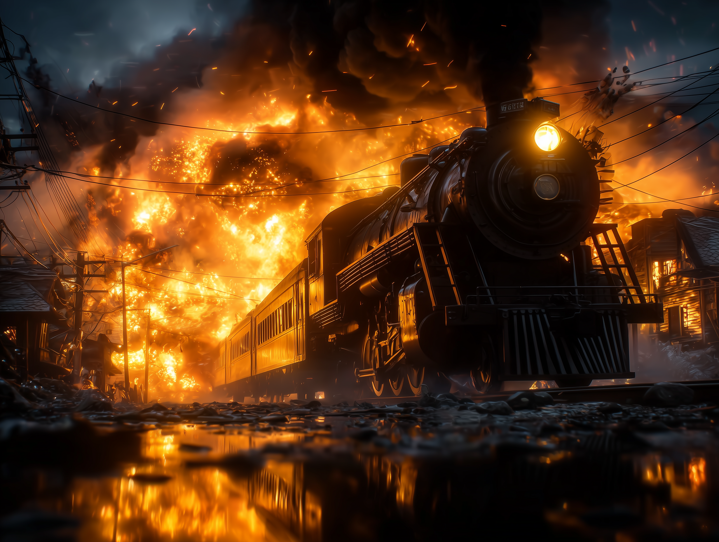 fond d'écran Train pc simple téléchargement gratuit