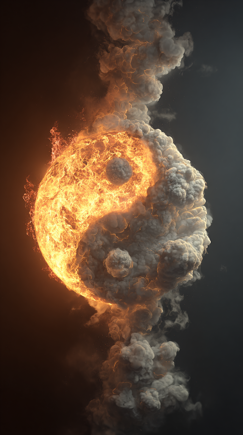 photo fond d'écran Yin et yang iphone gratuit