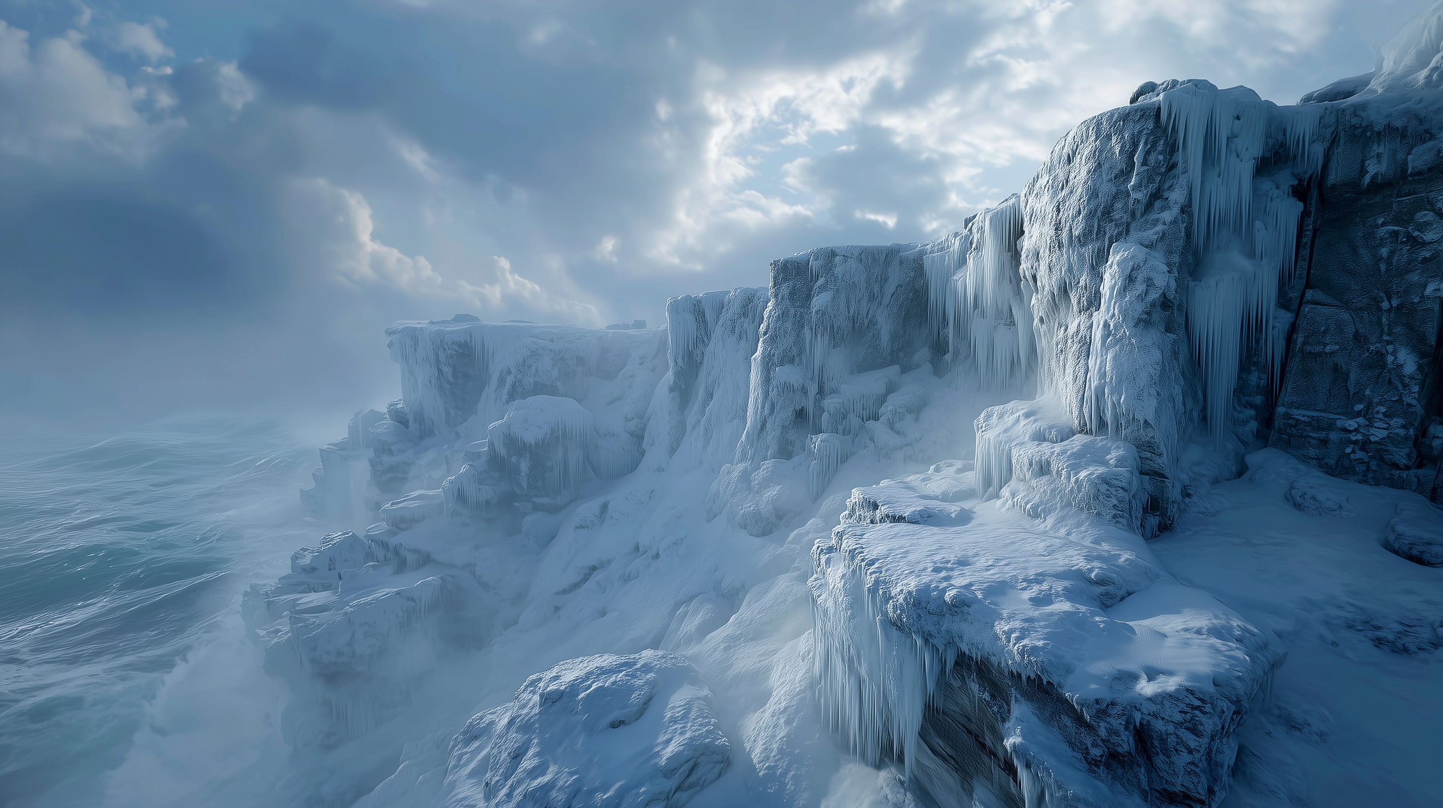 fond d'écran Glace 4k 3840x2160 téléchargement gratuit