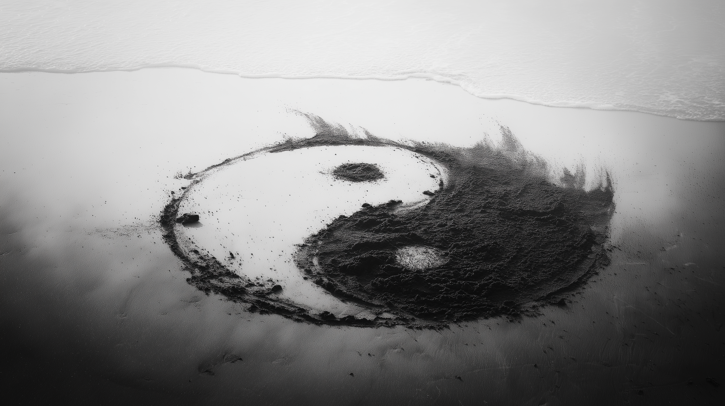 fond d'écran Yin et yang Huawei téléchargement gratuit