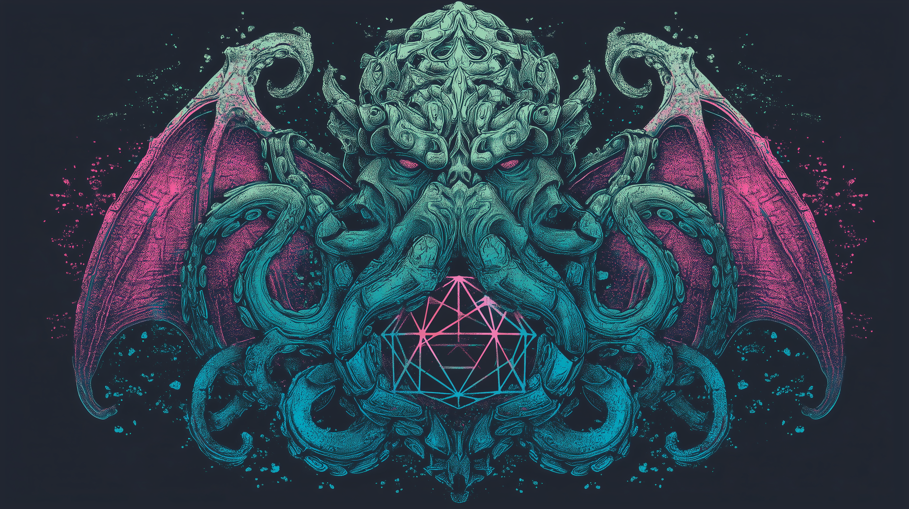 fond d'écran Cthulhu ultrawide 2560x1080 téléchargement gratuit