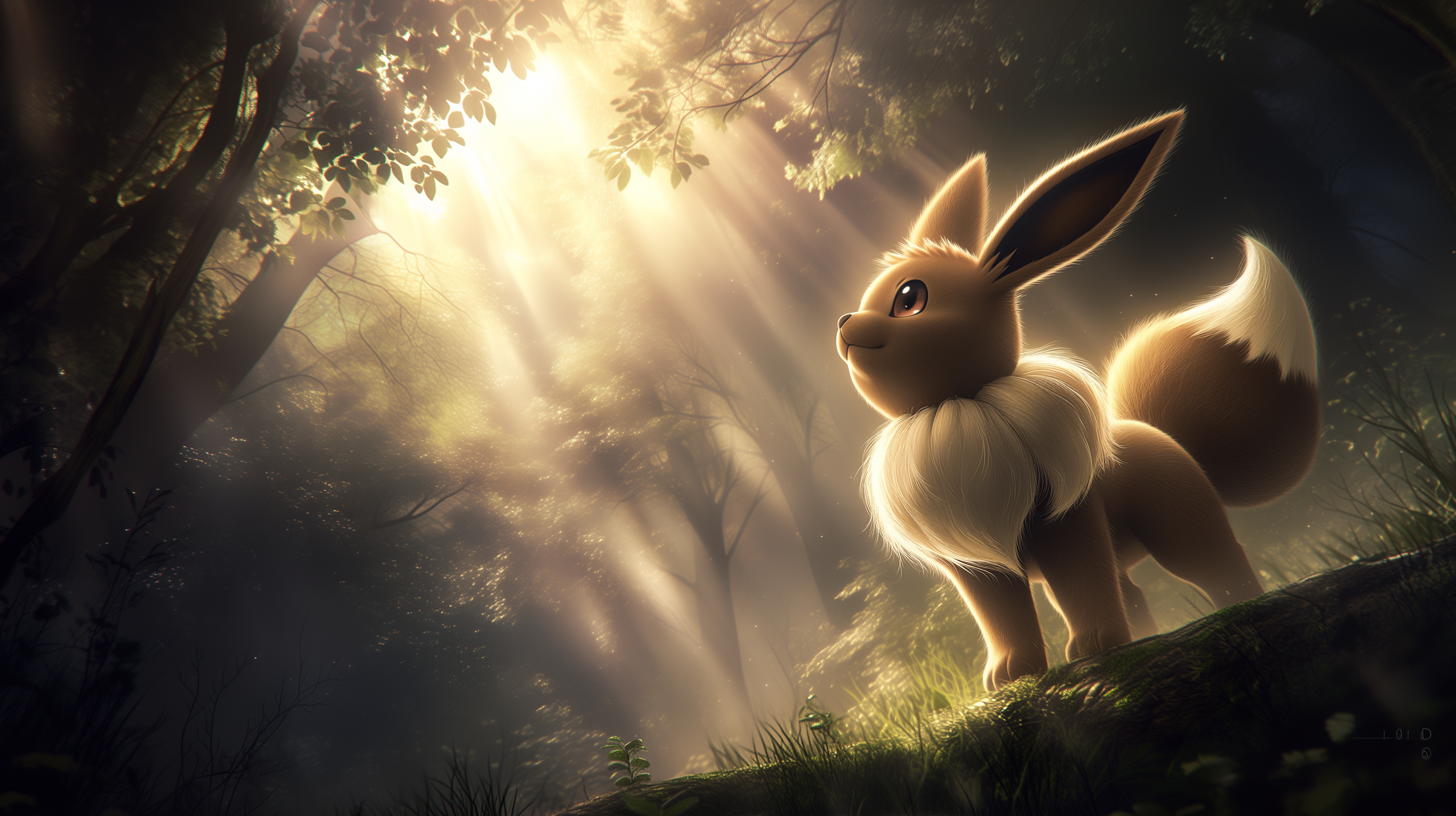 fond d'écran Eevee mac 4k téléchargement gratuit