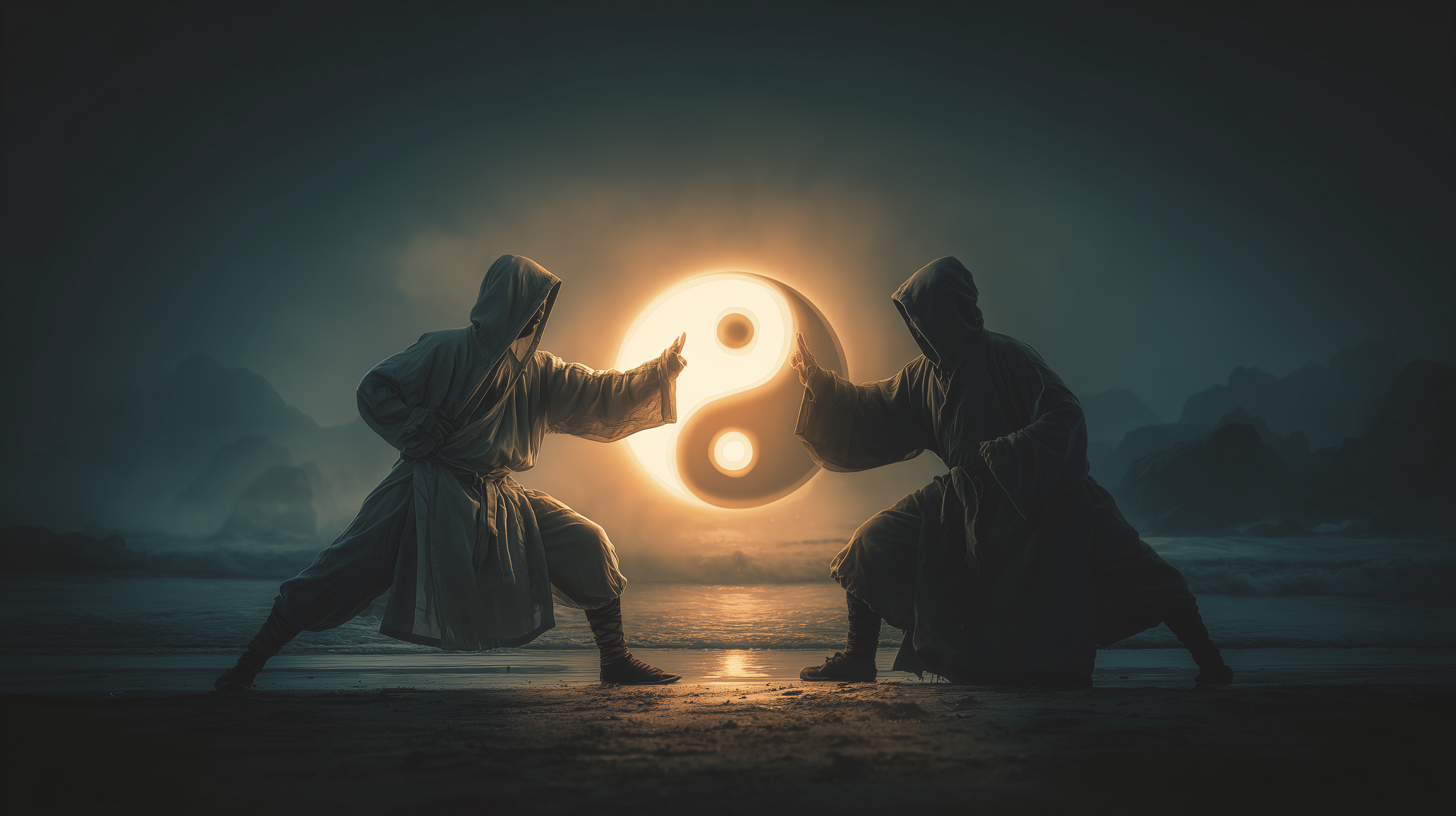 hp fond d'écran Yin et yang téléchargement gratuit