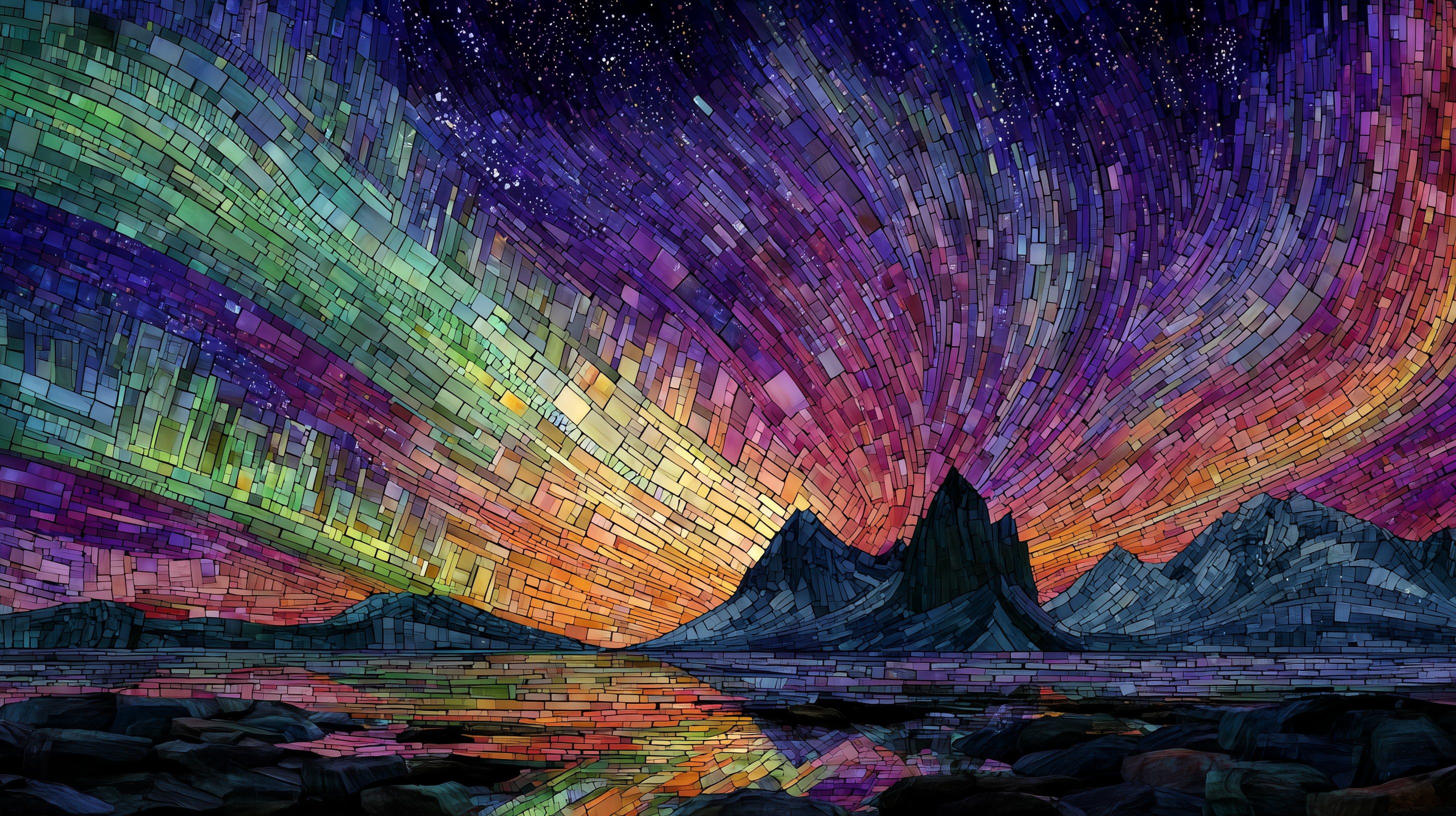 fond d'écran Mosaïque pc 2560x1600 téléchargement gratuit