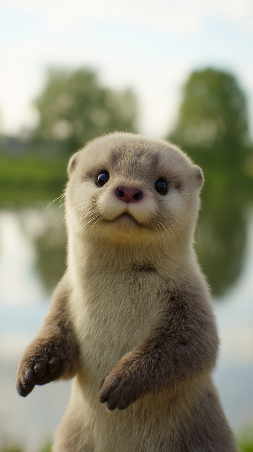 fond d'écran Loutre iphone xr télécharger gratuit