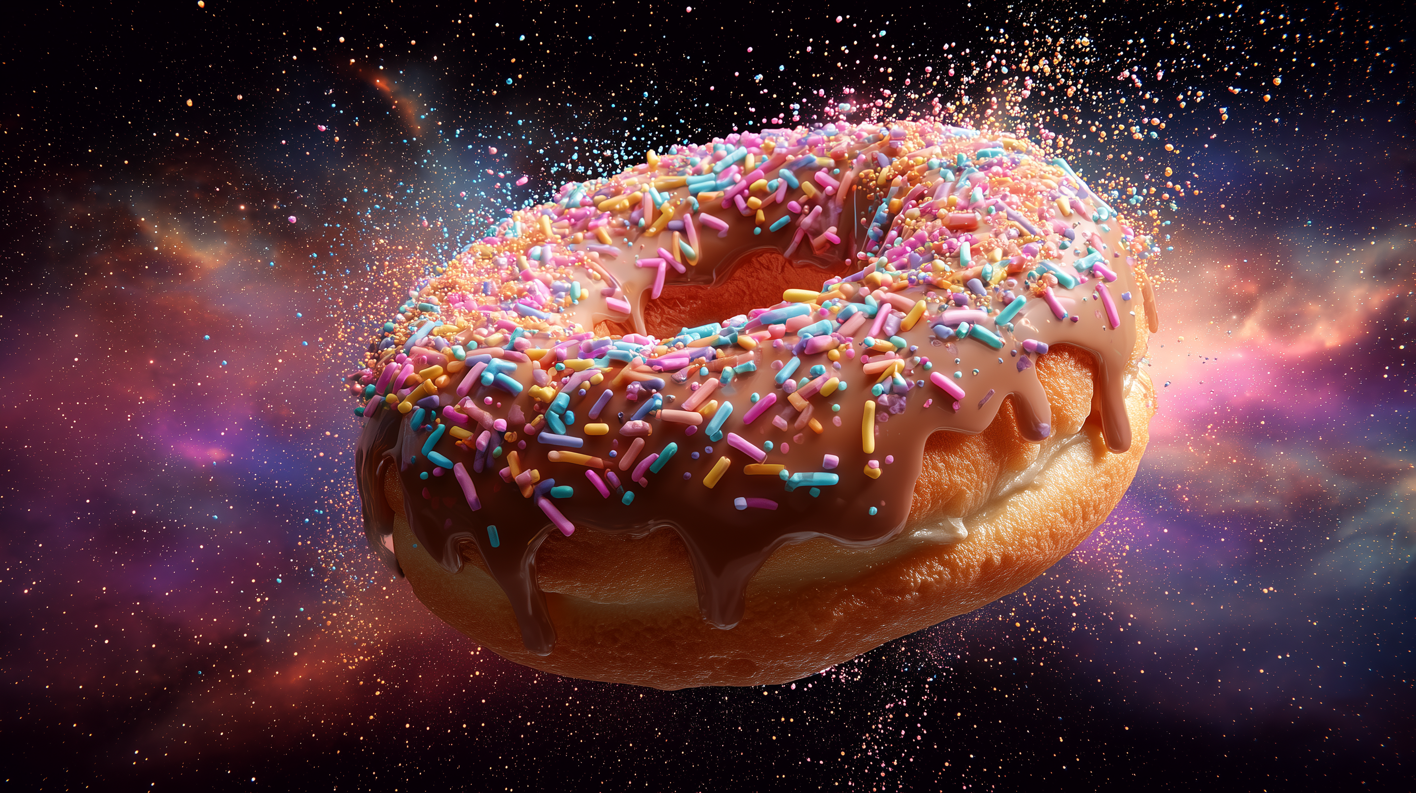 fond d'écran Donut 4k pour pc téléchargement gratuit