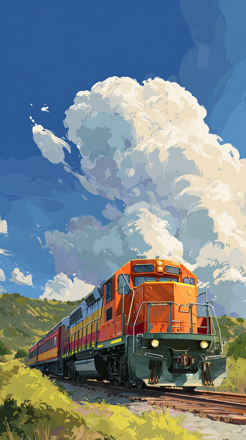 fond d'écran Train téléphone samsung gratuit