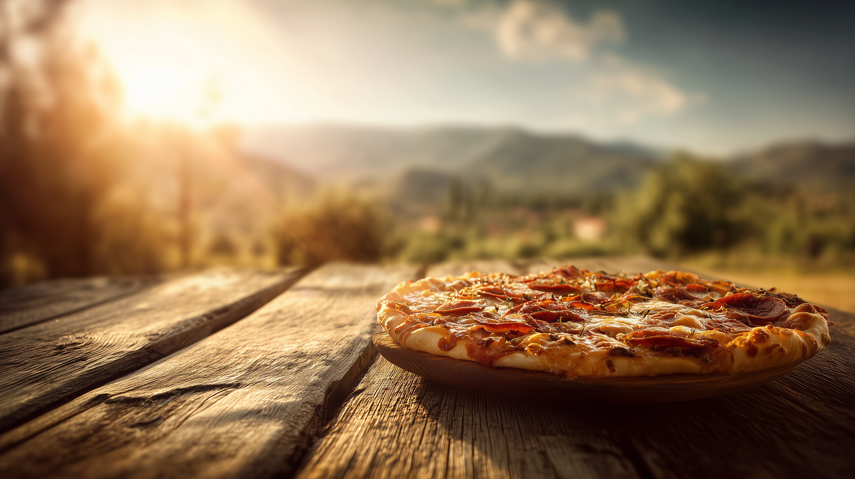 fond d'écran Pizza 2560x1440 téléchargement gratuit