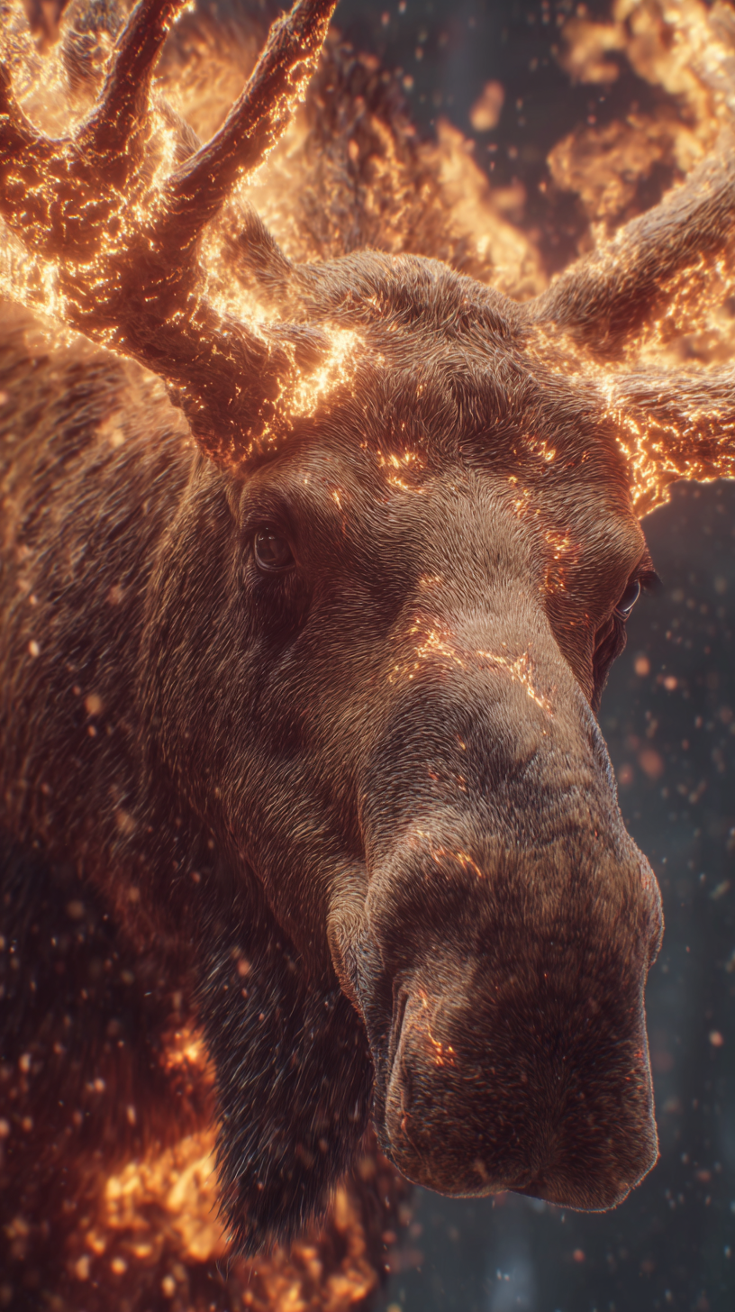 fond d'écran Alces alces iphone 12 gratuit