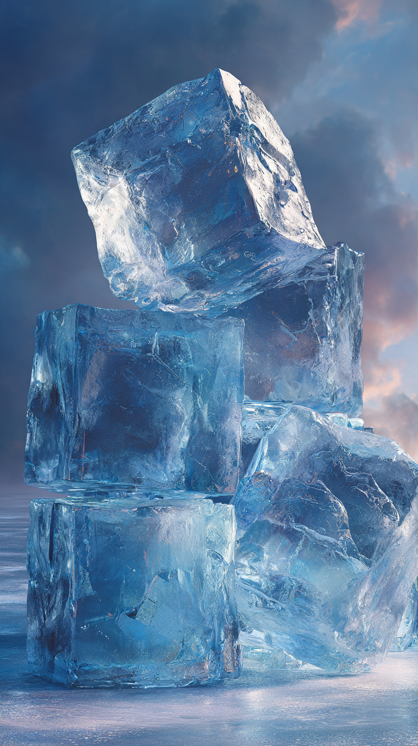 fond d'écran Glace iphone 15 gratuit