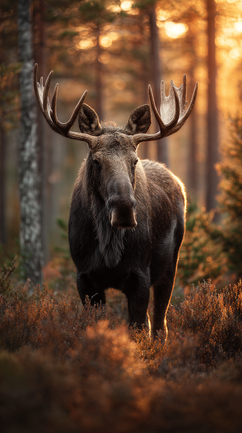 fond d'écran Alces alces iphone 14 gratuit