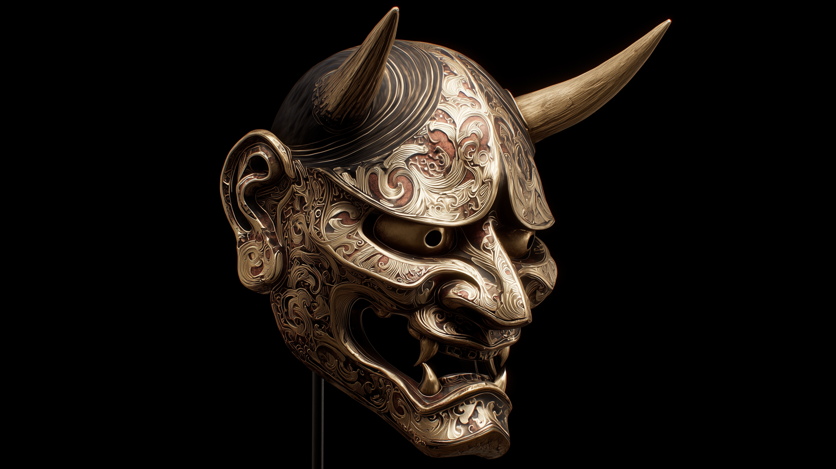 fond d'écran Masque japonais 4k 3840x2160 téléchargement gratuit