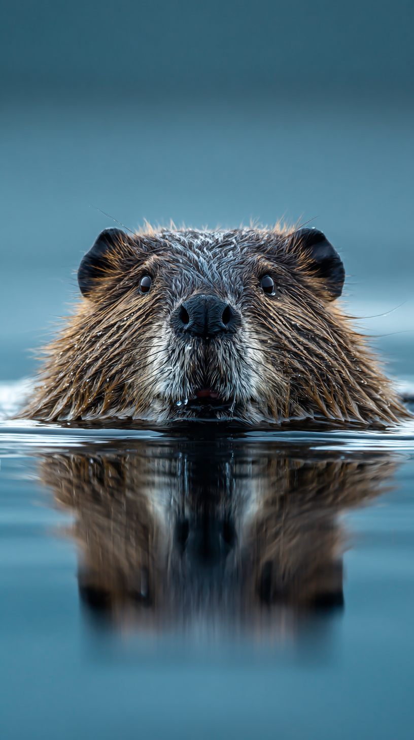 fond d'écran Castor iphone 15 pro gratuit