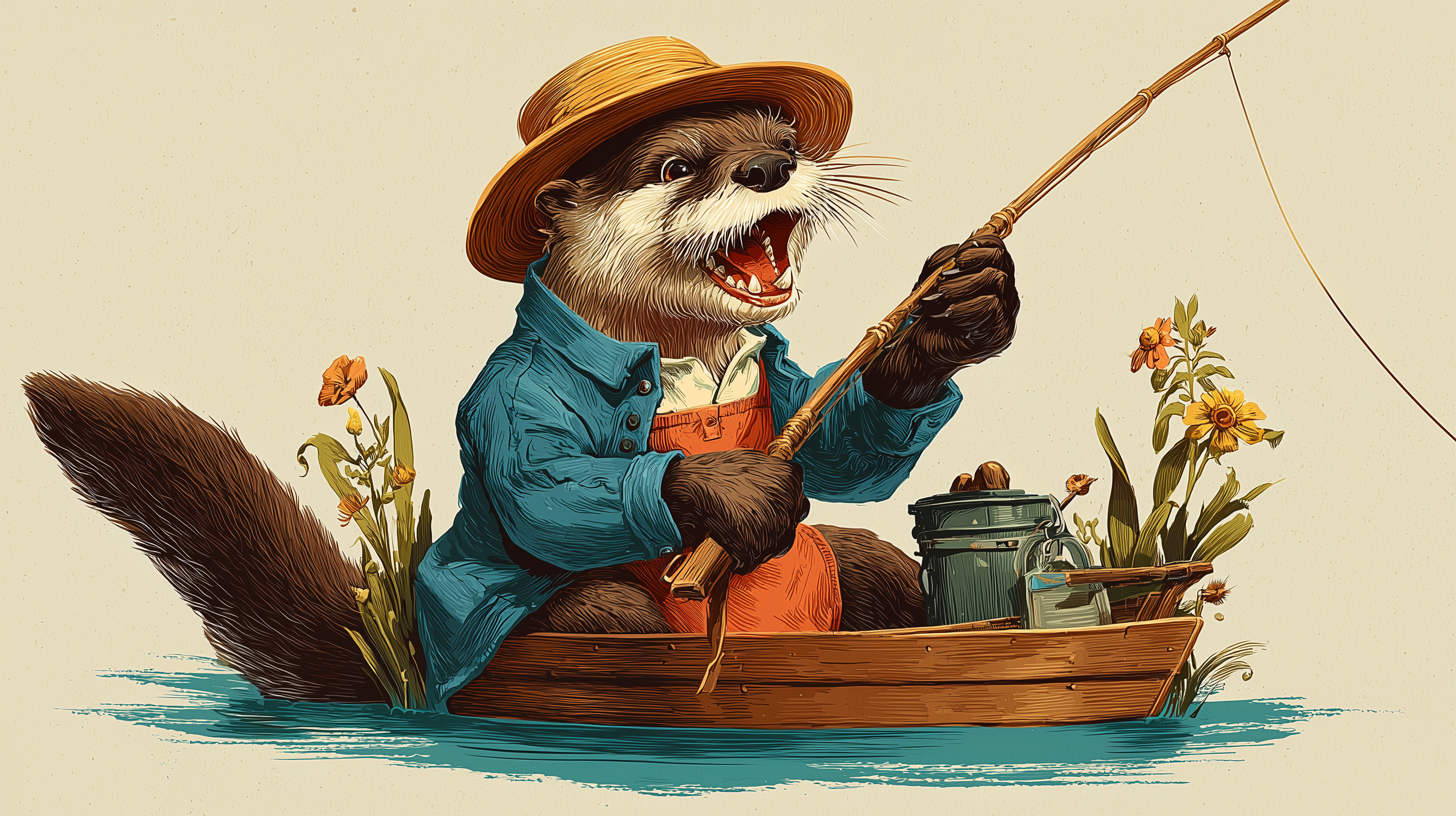 fond d'écran Loutre pc 1920x1080 hd téléchargement gratuit