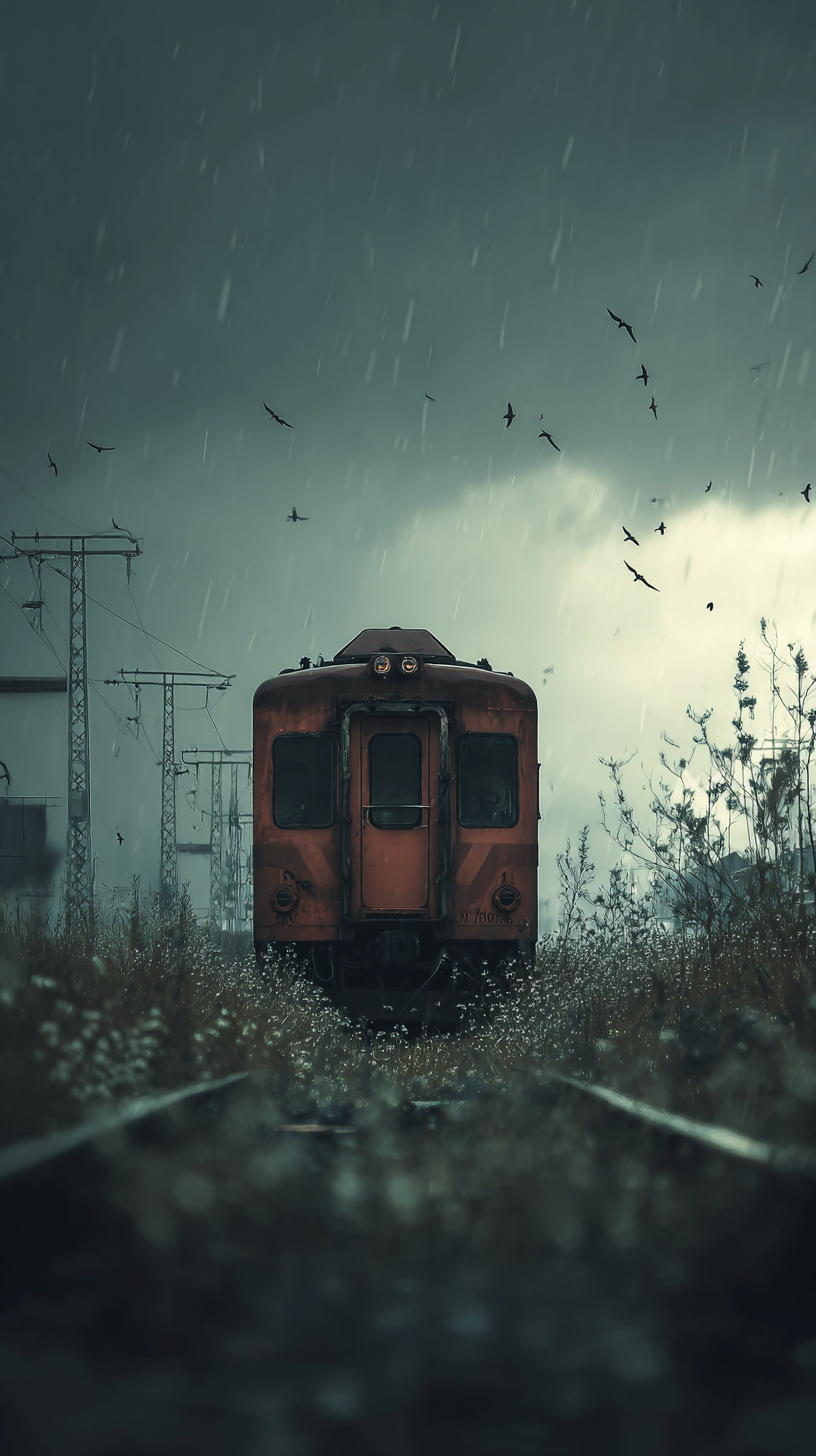 iphone fond d'écran Train kawaii gratuit